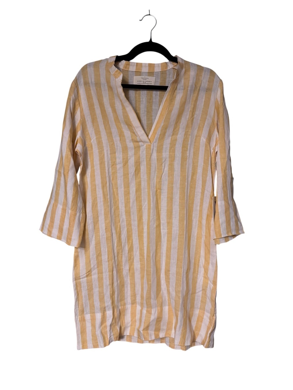 NWT Trovata Birds of Paradis Lucca Linen Stripe w/Pockets! - Picture 8 of 8
